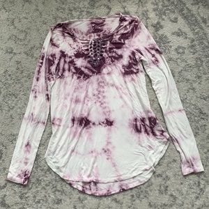 American Eagle Soft and Sexy tie dye long sleeve